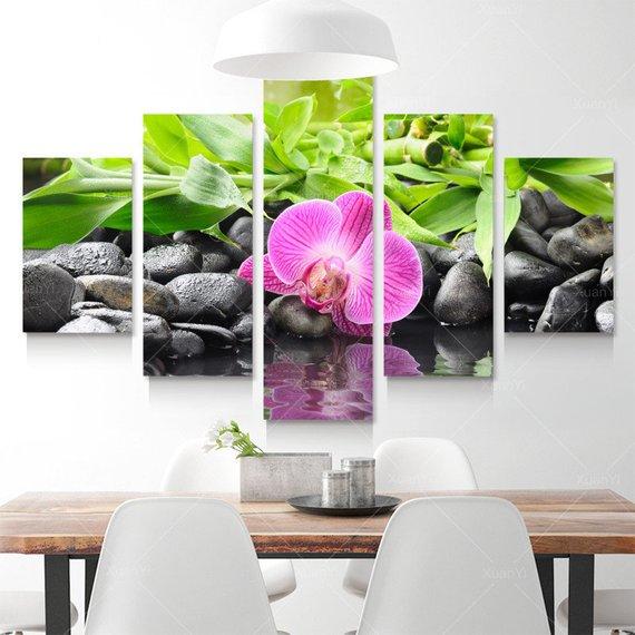 Bamboo Flower – Nature Canvas Wall Art