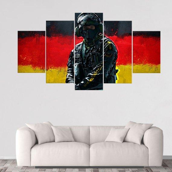 Bandit Rainbow Six Siege – Gaming Canvas Wall Art