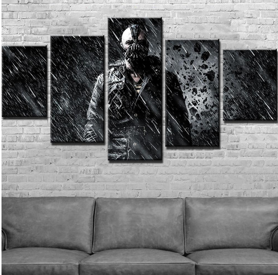 Bane Abstract Movie – Movie Canvas Wall Art