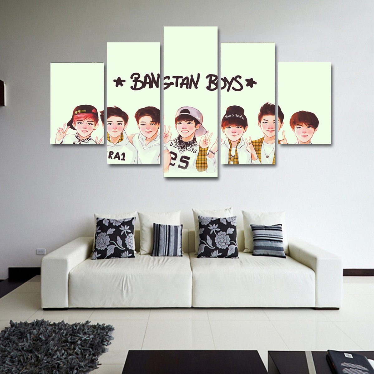 Bangtan Boys – Music Canvas Wall Art