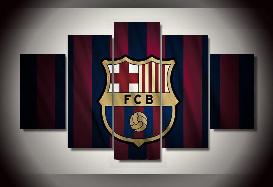 Barcelona Logo Soccer – Canvas Wall Art