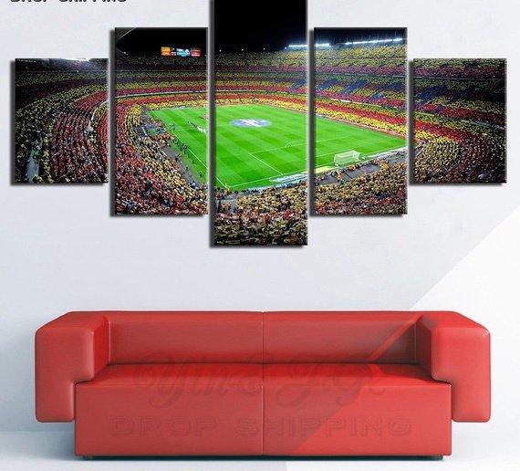 Barcelona Soccer Stadium Futbol – Sport Canvas Wall Art