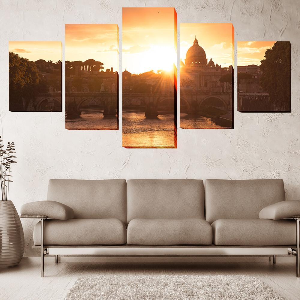 Baroque Style Religious Building – Nature Canvas Wall Art