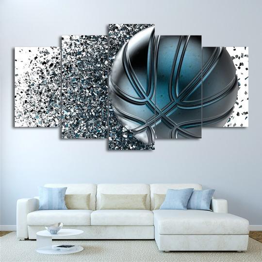 Basketball – Abstract Canvas Wall Art