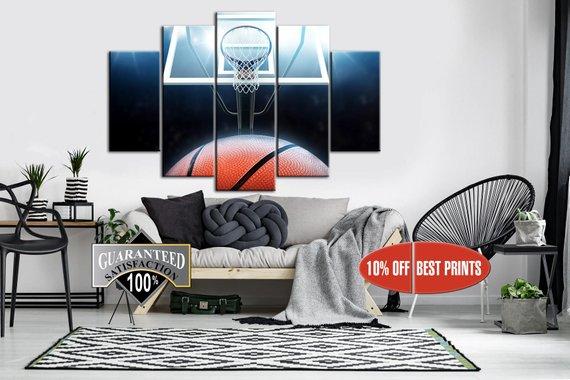 Basketball Basket 2 – Sport Canvas Wall Art