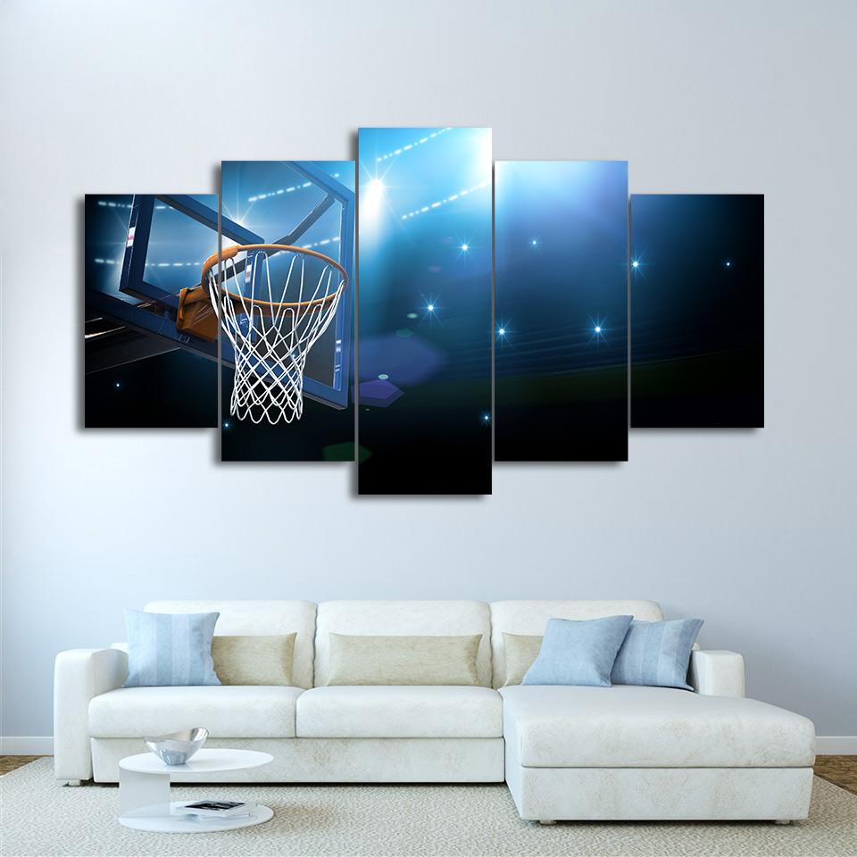 Basketball Basket Goal 1 – Sport Canvas Wall Art