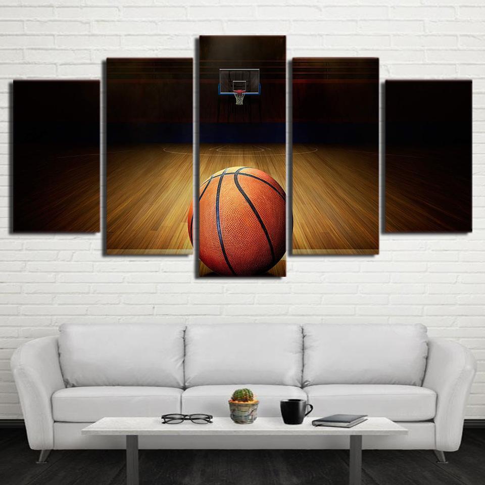 Basketball Court Sport – Canvas Wall Art
