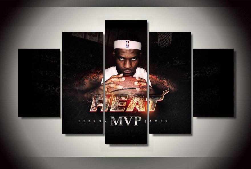 Basketball Nba Lebron James Of Cavaliers – Sport Canvas Wall Art