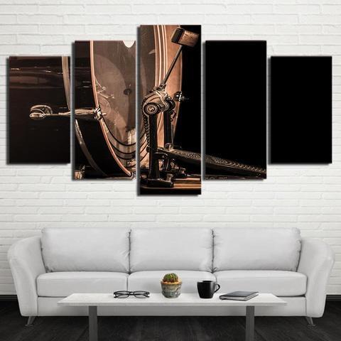 Bass Drum – Music Canvas Wall Art