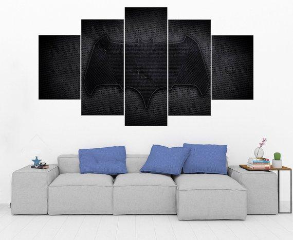 Bat Symbol – Batman 1 – Dc Canvas Wall Art