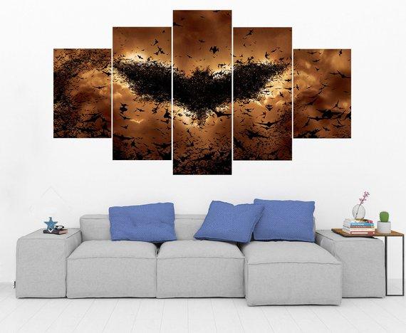 Bat Symbol – Batman – Dc Canvas Wall Art