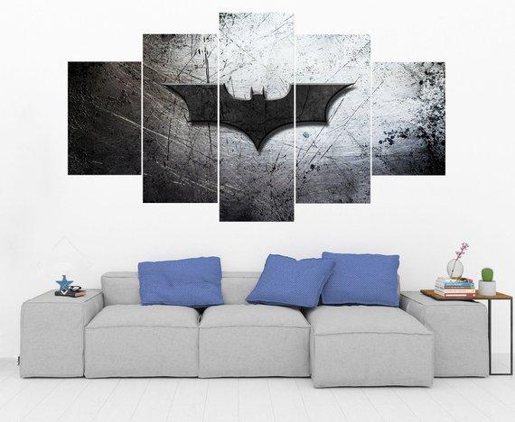 Bat Symbol – Batman The Dark Knight Dc Canvas Wall Art