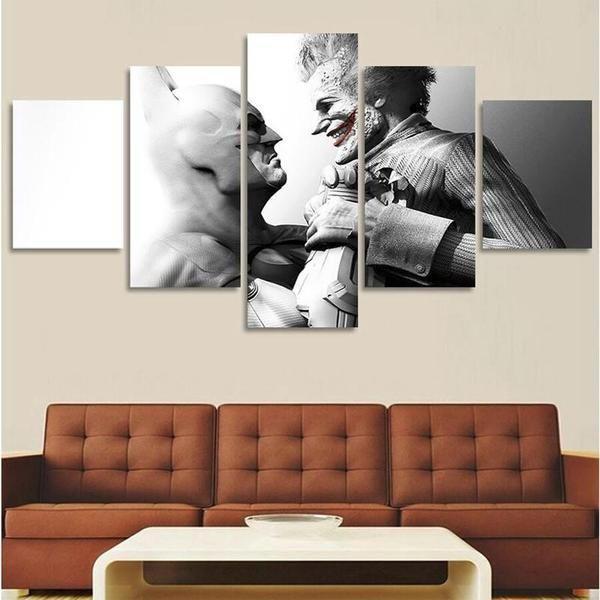 Batman And Joker Inspired – Dc Canvas Wall Art