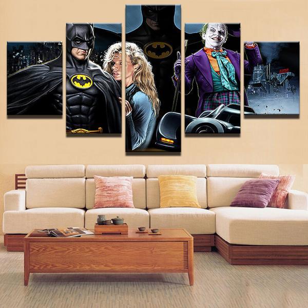Batman And Joker Movie – Dc Canvas Wall Art