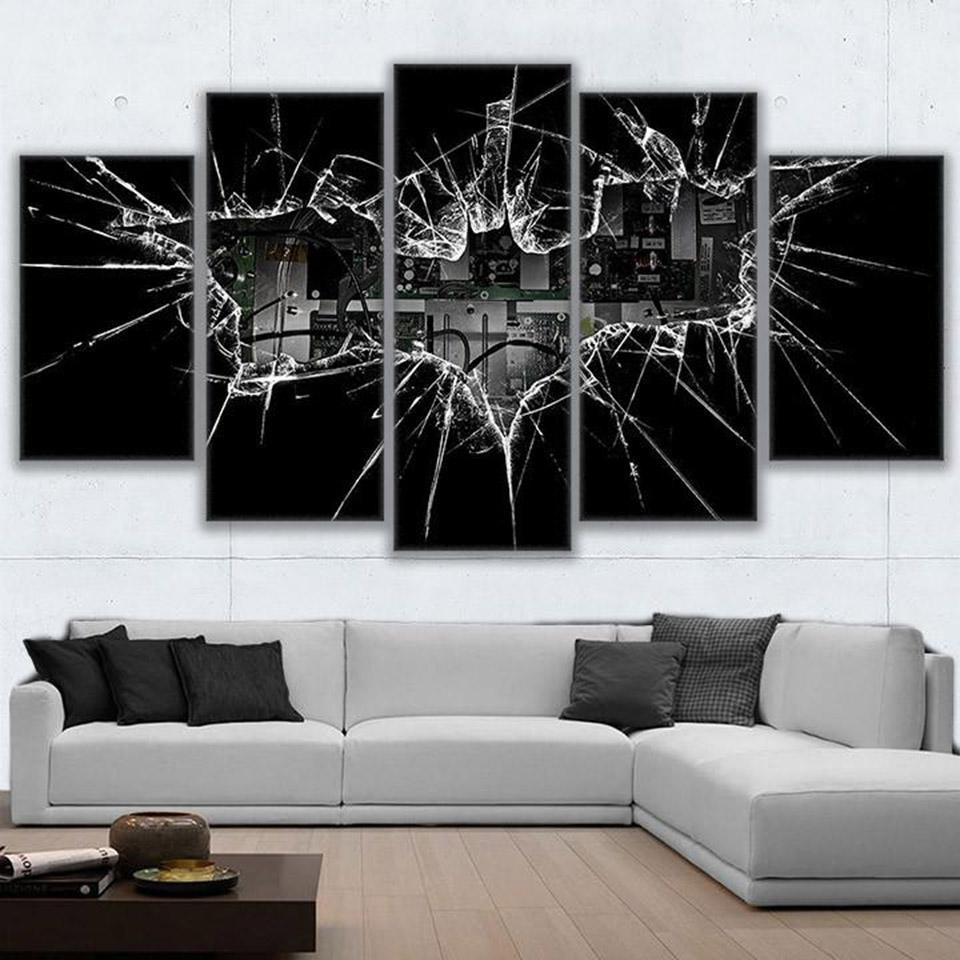 Batman Black – Movie Canvas Wall Art