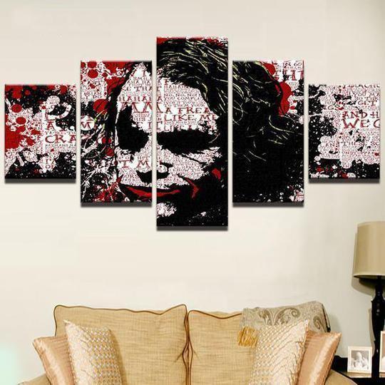 Batman Joker Abstract Dc – Canvas Wall Art