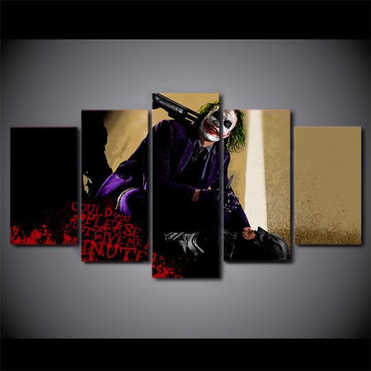 Batman Joker Heath Ledger 2 – Dc Canvas Wall Art