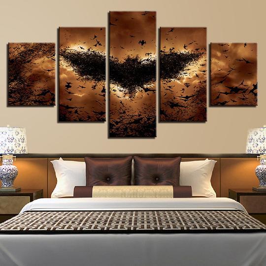 Batman Swarm- Dc Canvas Wall Art