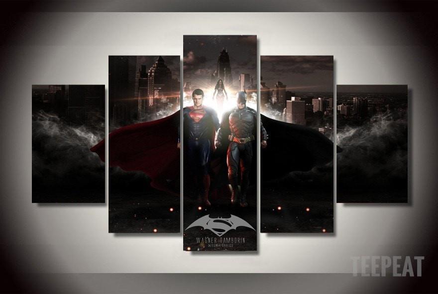 Batman Vs Superman – Dc Canvas Wall Art