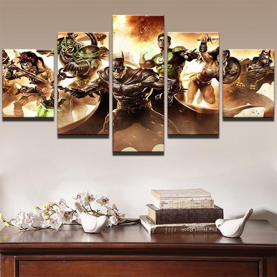 Batman Wonderwoman Dc Justice League – Dc Canvas Wall Art
