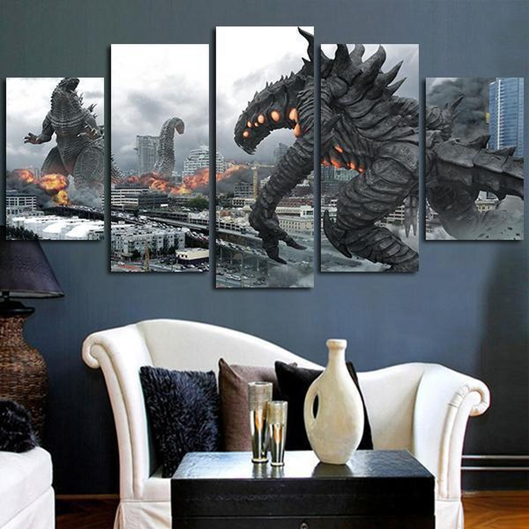 Battle Of Godzilla Movie – Canvas Wall Art