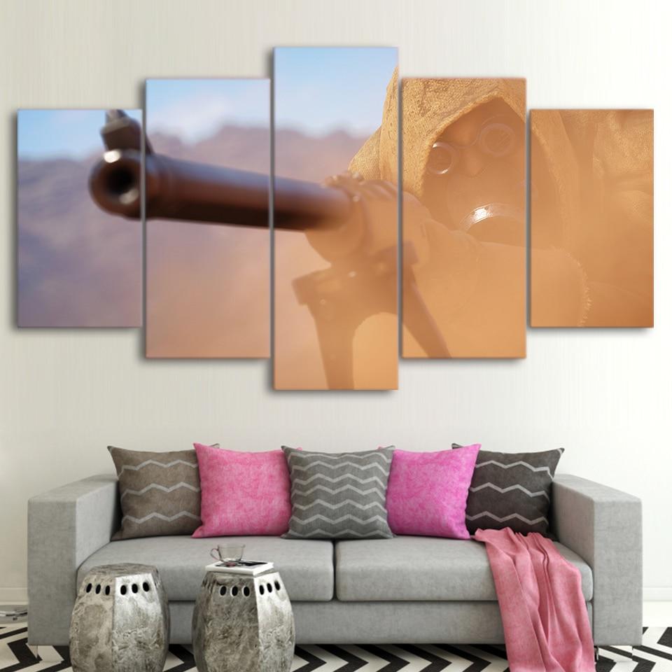 Battlefield Desert – Army Canvas Wall Art