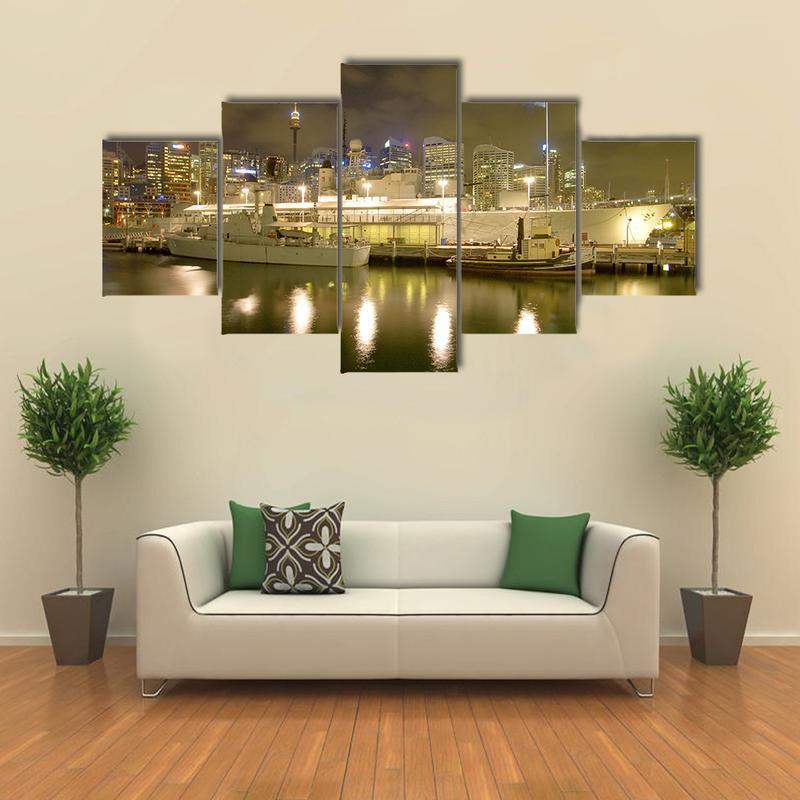 Battleship Hmas Vampire – Automative Canvas Wall Art