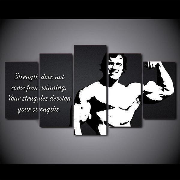 Be Strong Quote – Abstract Canvas Wall Art