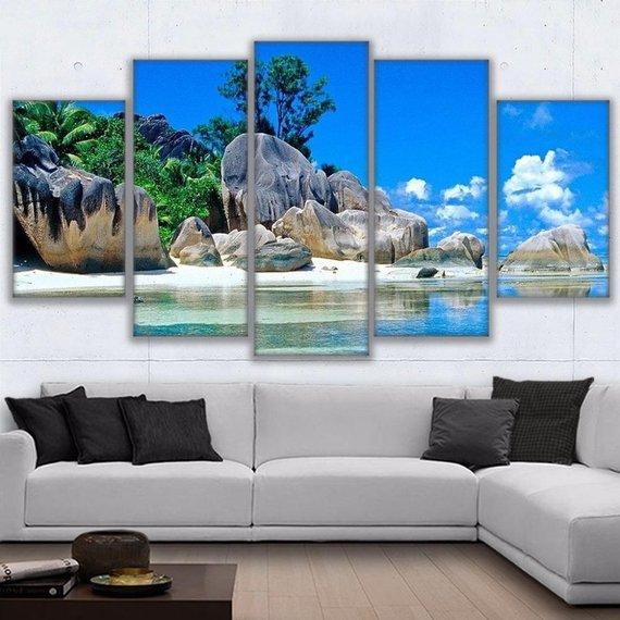 Beach Island 3 – Nature Canvas Wall Art