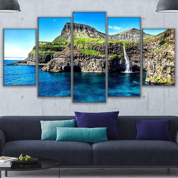 Beach Island Sea – Nature Canvas Wall Art