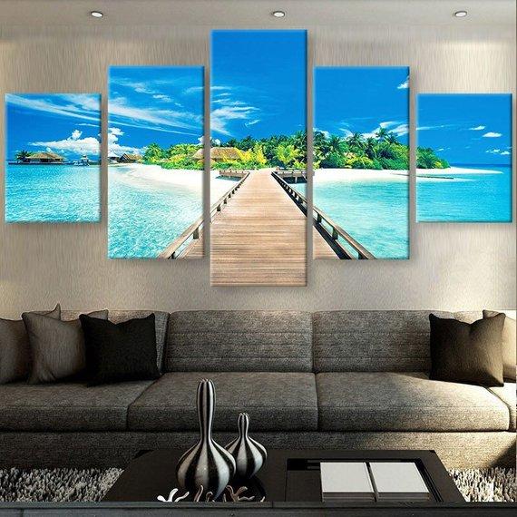 Beach Large Streched – Nature Canvas Wall Art