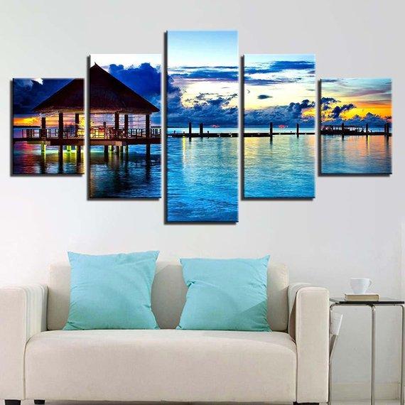 Beach Maldives 1 – Nature Canvas Wall Art