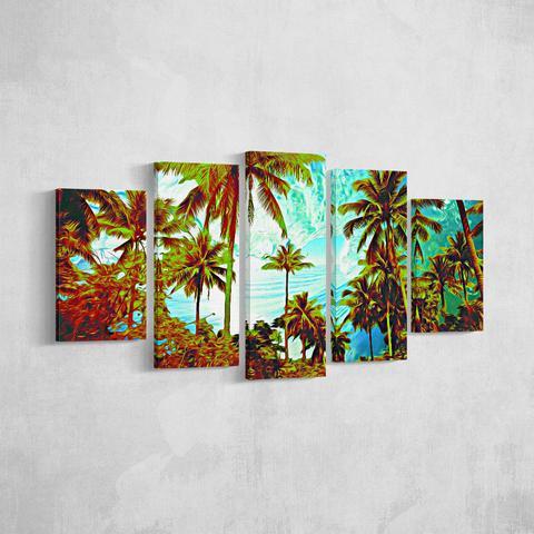 Beach Remix – Nature Canvas Wall Art