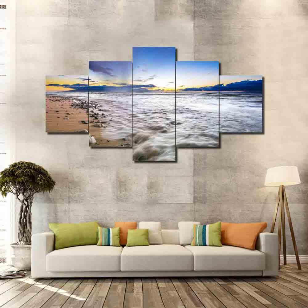 Beach Sea Water – Space Canvas Wall Art