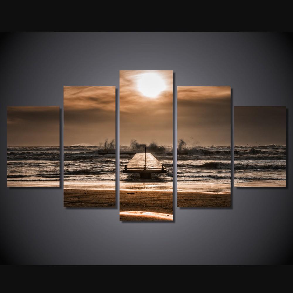 Beach Wave – Nature Canvas Wall Art