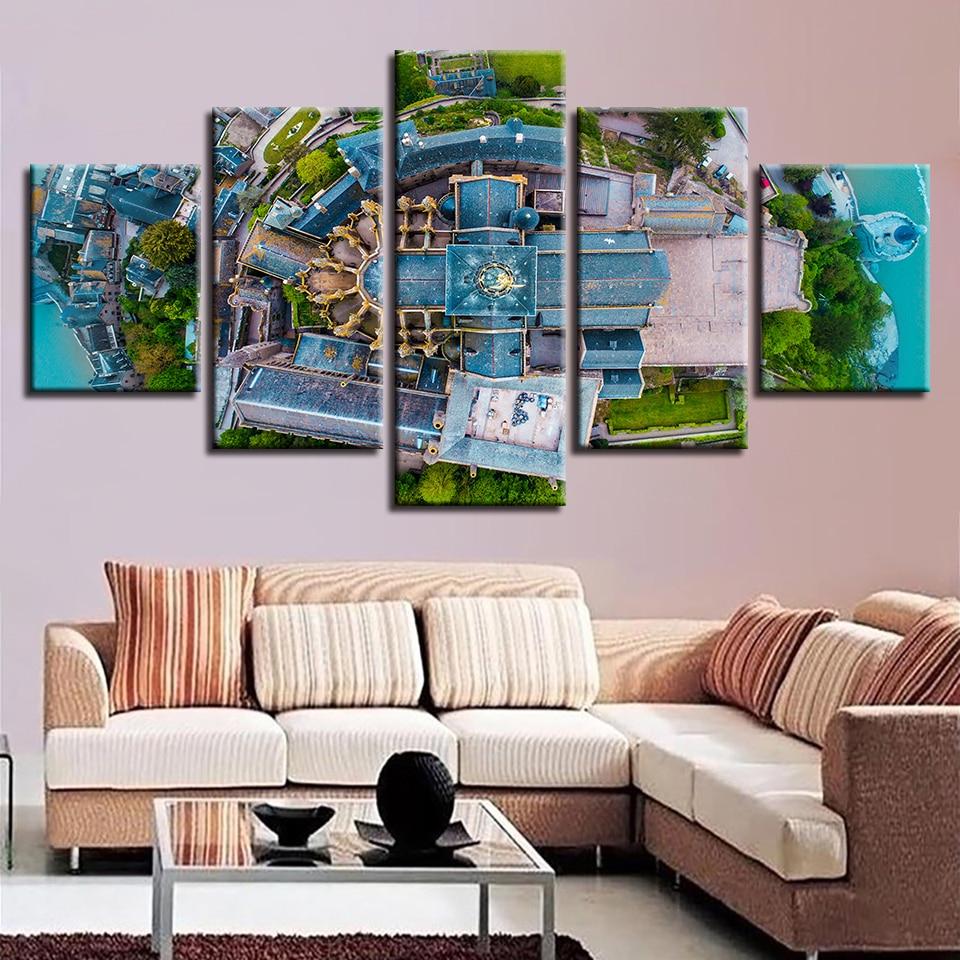 Beautiful Building – Nature Canvas Wall Art