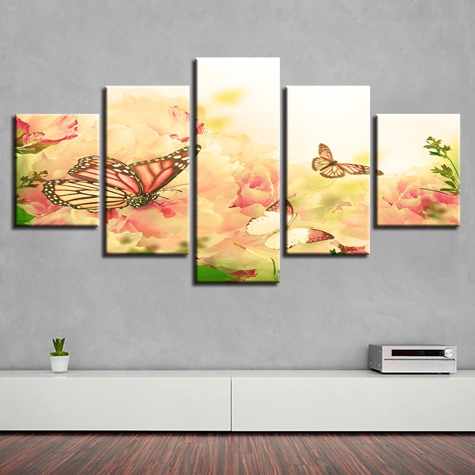 Beautiful Butterfly Flying – Nature Canvas Wall Art