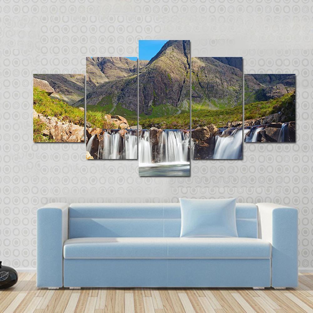 Beautiful Fairy Pools On The Isle Of Skye, Scotland – Nature Canvas Wall Art