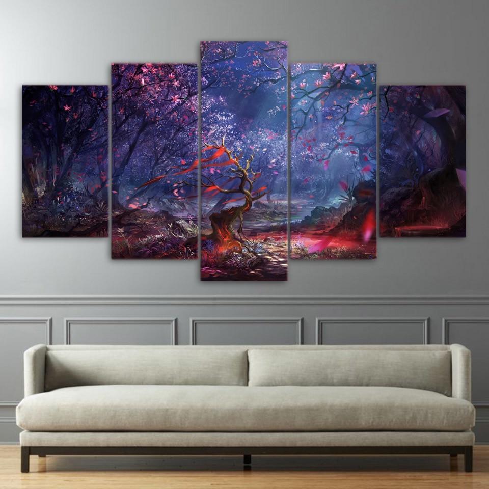 Beautiful Forest Leaves – Nature Canvas Wall Art