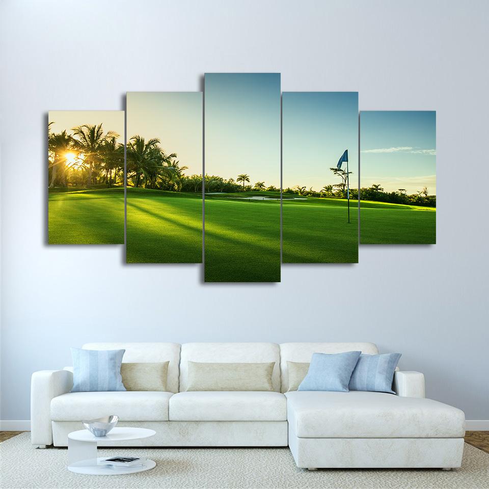 Beautiful Golf Course – Nature Canvas Wall Art