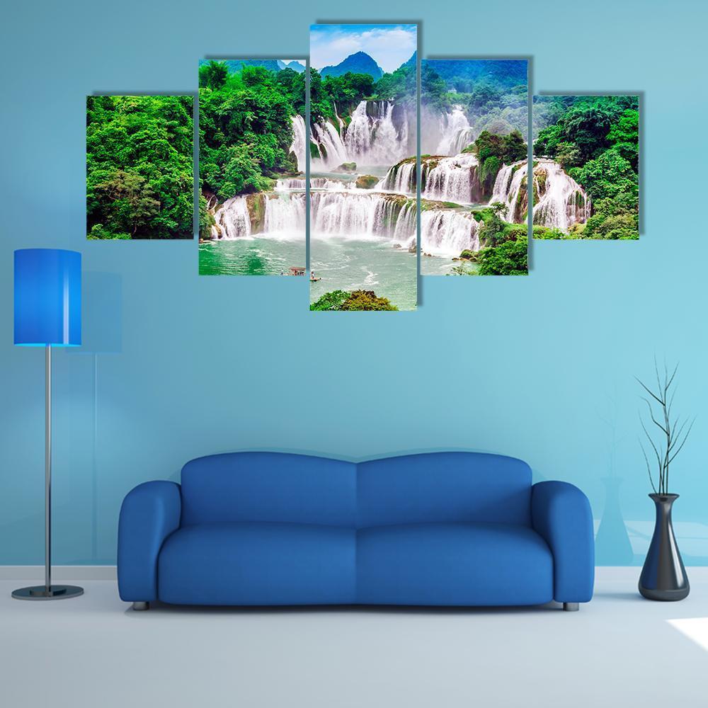 Beautiful Great Falls – Nature Canvas Wall Art