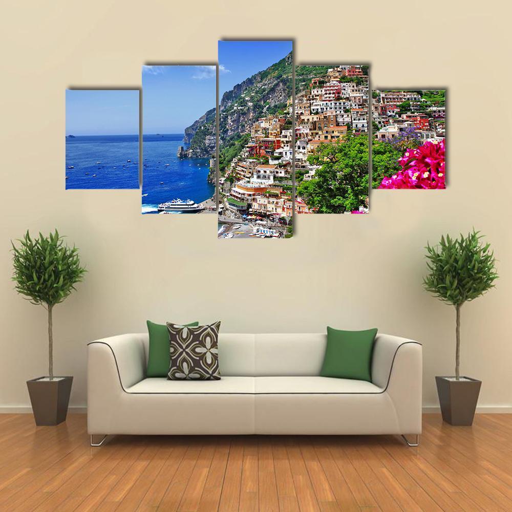 Beautiful Italian Coast Positano – Nature Canvas Wall Art