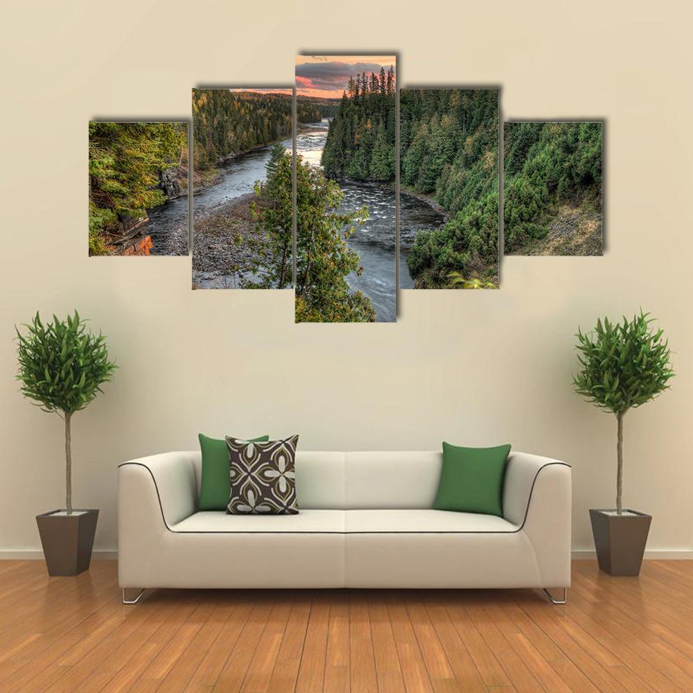 Beautiful Kakabeka Falls – Nature Canvas Wall Art