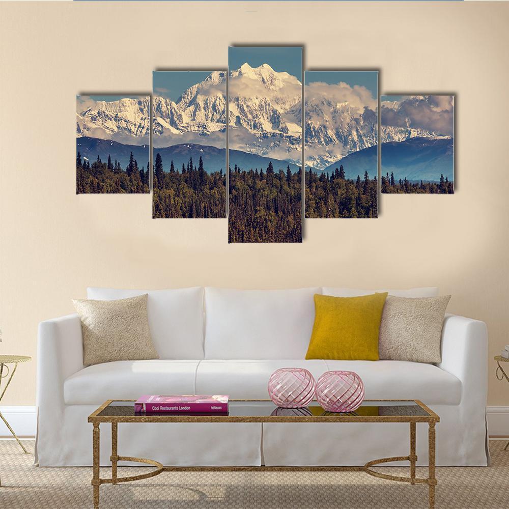 Beautiful Mc,Kinley Peak – Nature Canvas Wall Art