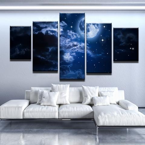 Beautiful Moon – Nature Canvas Wall Art