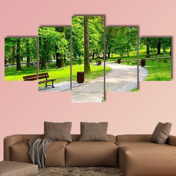 Beautiful Park In Scotland – Nature Canvas Wall Art
