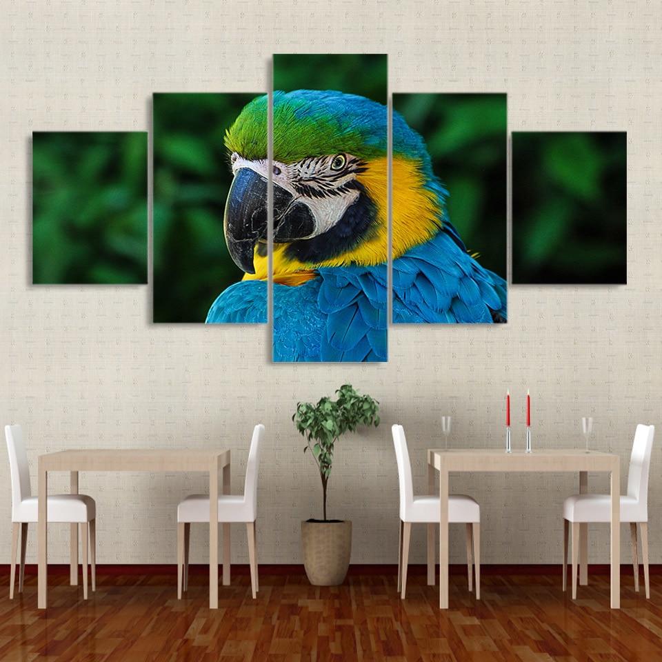 Beautiful Parrot Birds – Animal Canvas Wall Art