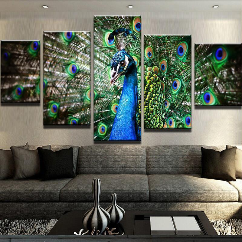Beautiful Peacock Animal – Canvas Wall Art