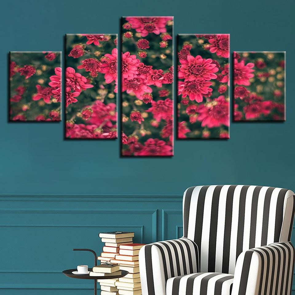 Beautiful Pink Flowers – Nature Canvas Wall Art
