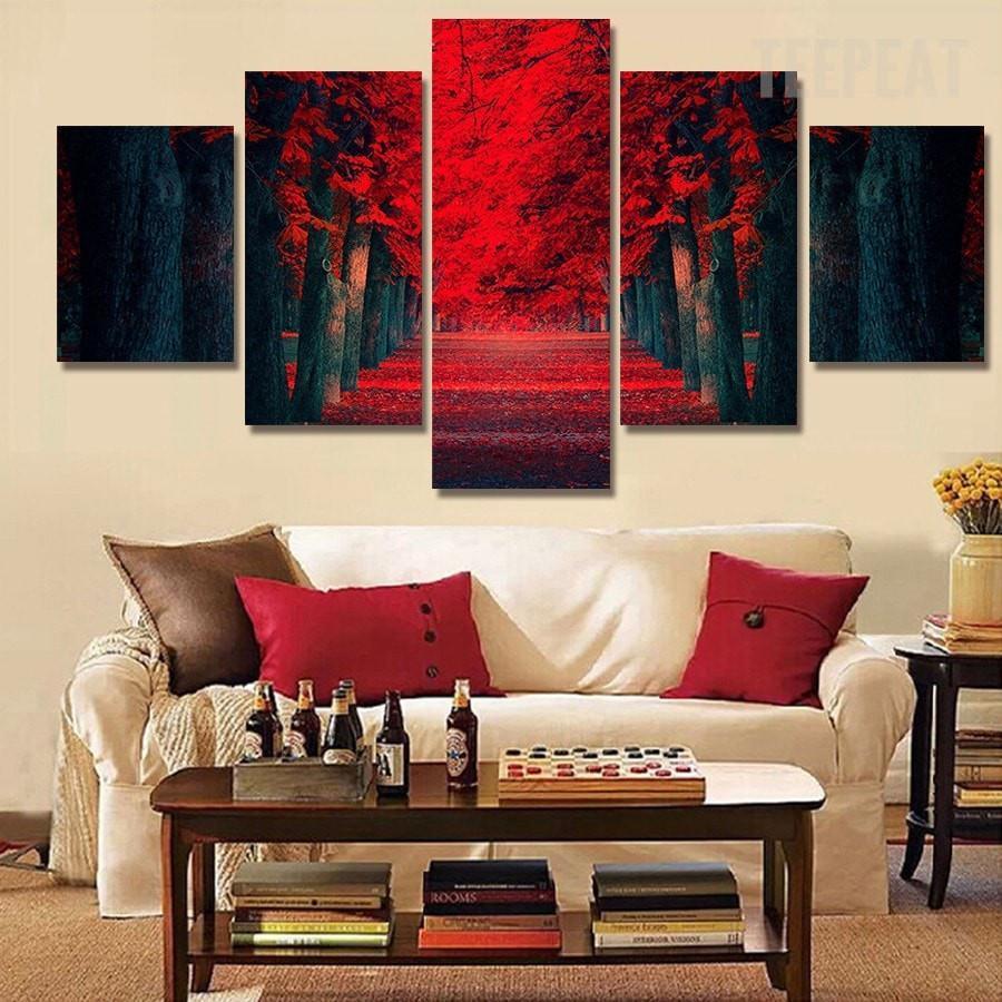 Beautiful Red Woods – Nature Canvas Wall Art